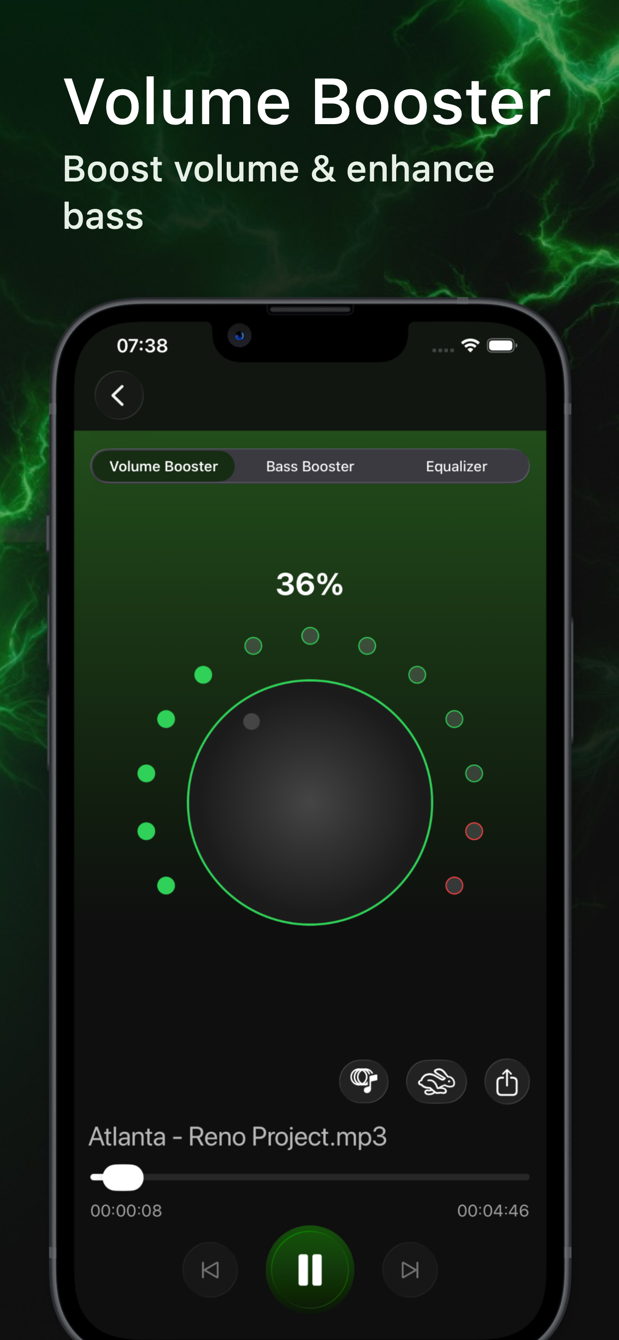 Volume Booster Sound Amplifier screenshot 3