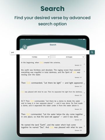 Good News Bible (GNB) Audio* iPad screenshot