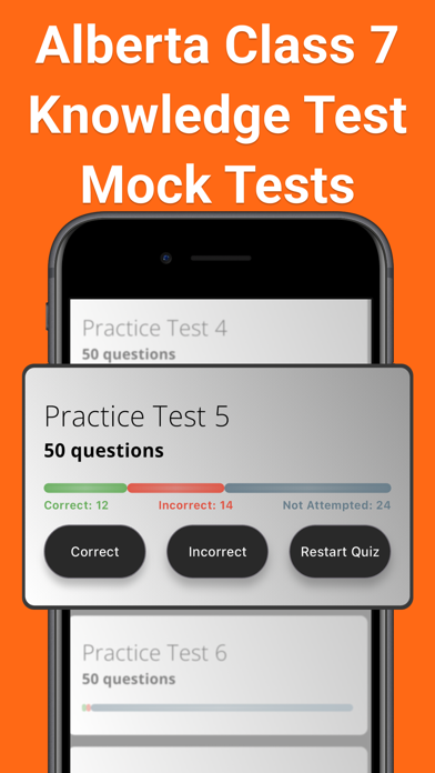 Alberta Driving Test Practice. Screenshot
