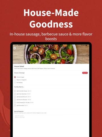 DeFazio's Pizzeria iPad screenshot