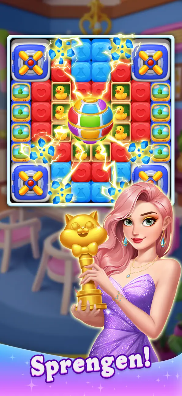 Beauty Blast: Makeover & Story Hack screenshot 6 - iOS game interface