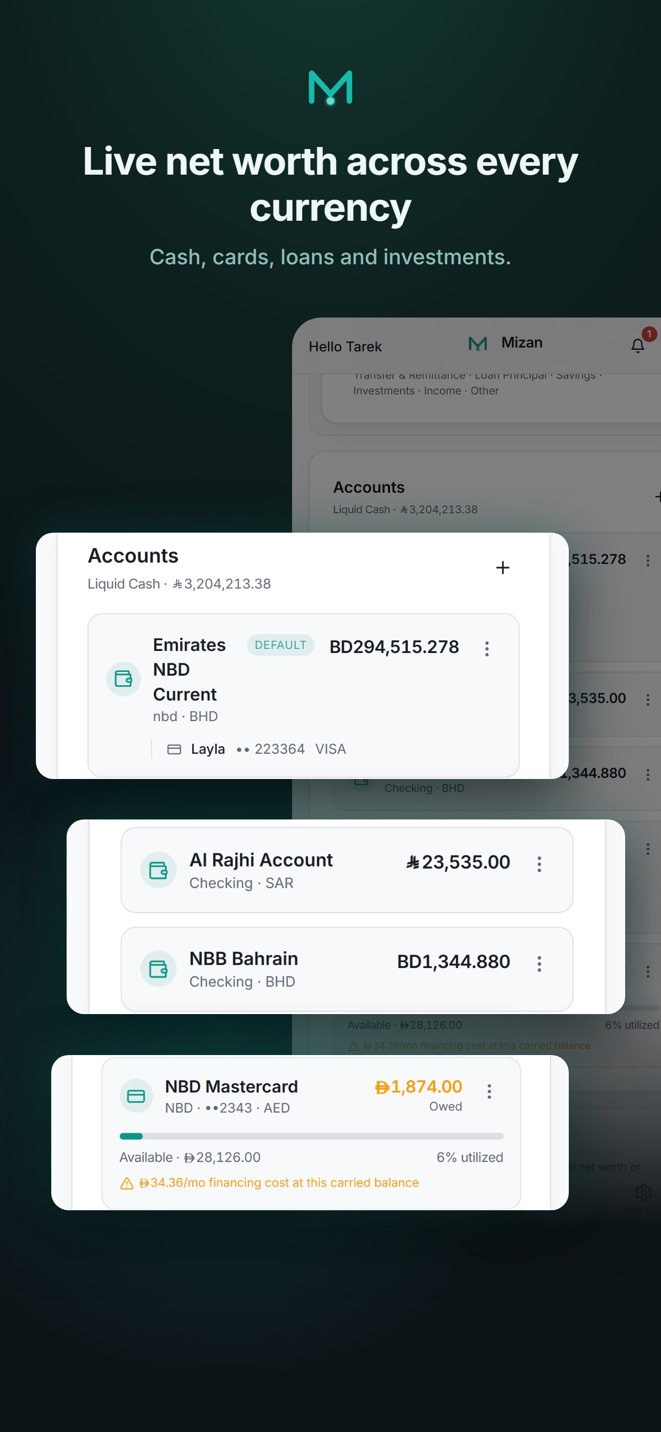 Screenshot 2 of Mizan: budget & net worth
