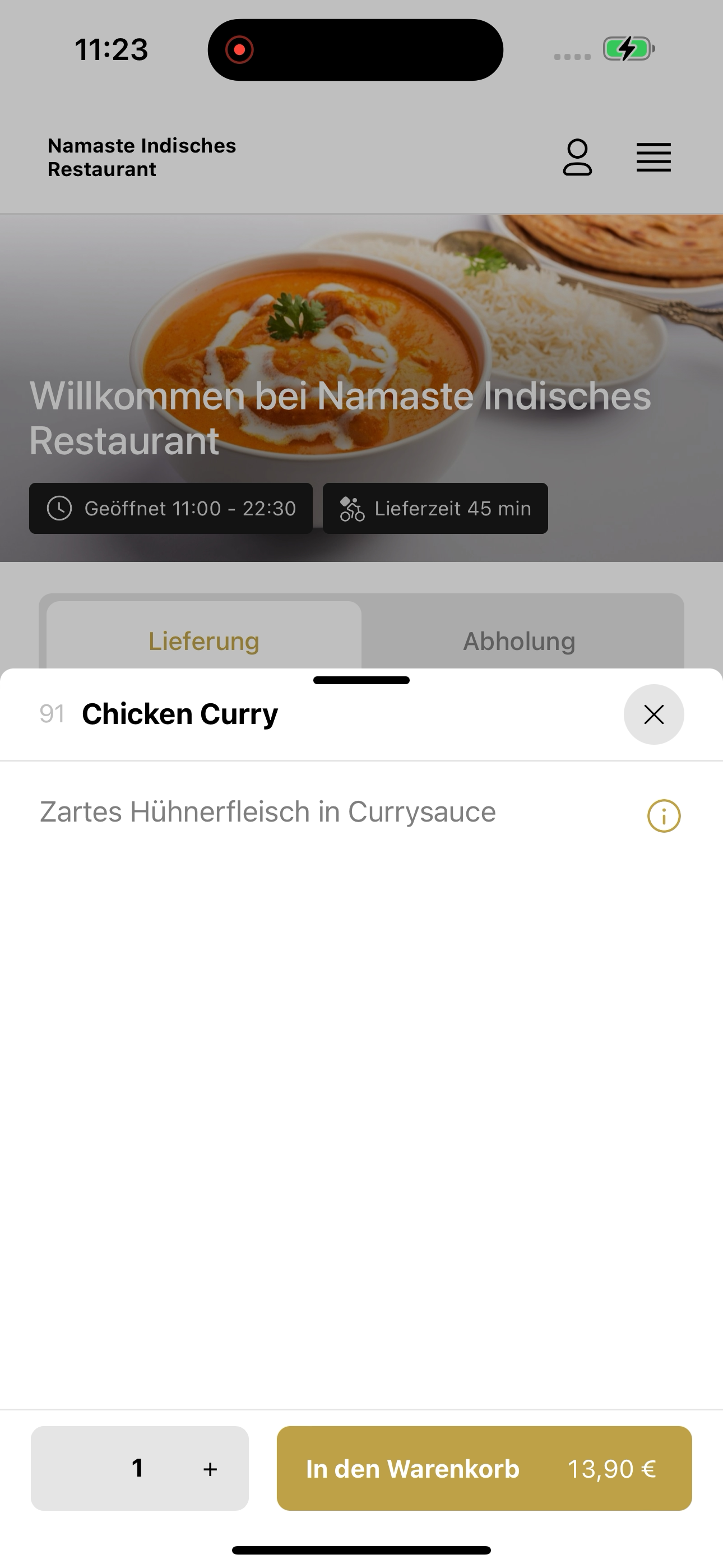 Namaste Indisches Restaurant screenshot 8