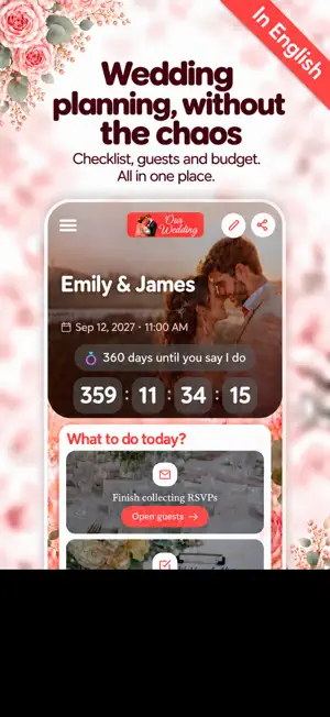 Our Wedding: Wedding Planner screenshot 1