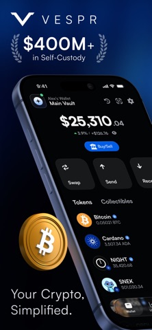 VESPR: Cardano Wallet Screenshot 1 of 8