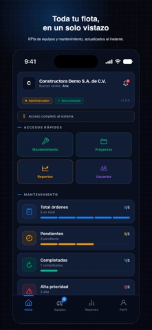 FleetApp — Fleet Management Screenshot 1 of 5