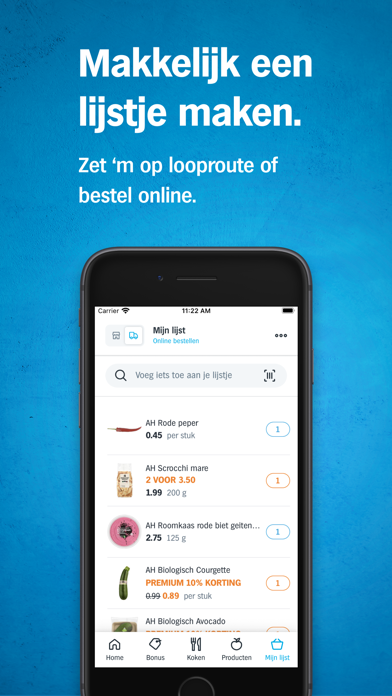 Albert Heijn supermarkt Screenshot