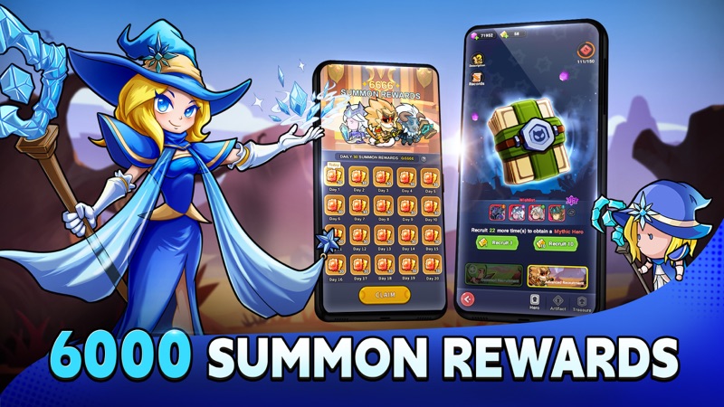 Mini Heroes: Magic Throne screenshot 2