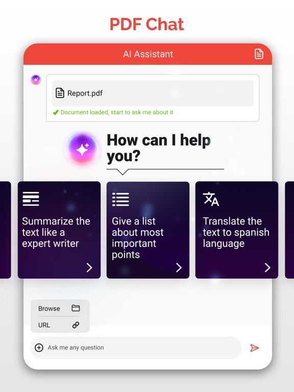 PDF Converter and Editor + AI iPad screenshot 3 - Utilities app