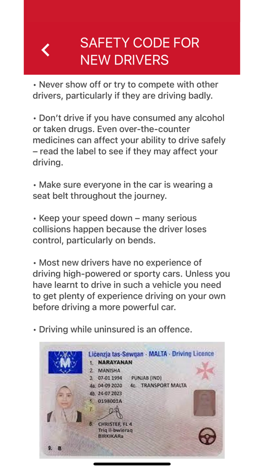#3. Malta Driving Theory Revision (iOS) By: Cheuk Li