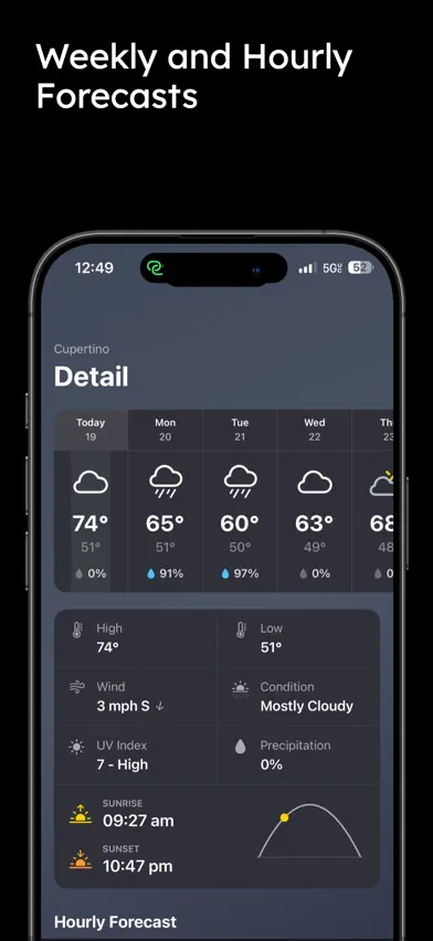 Pure Weather Pro screenshot 2