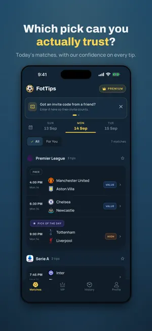 FotTips: Football Betting Tips screenshot 1