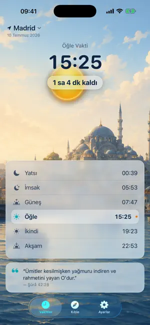 Vakit: Prayer Times screenshot 2