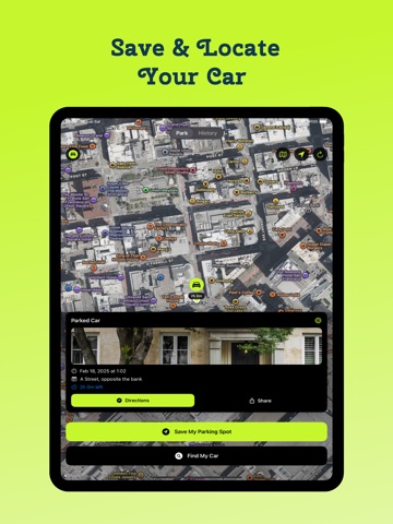 Parked Here - Find My Car iPad screenshot