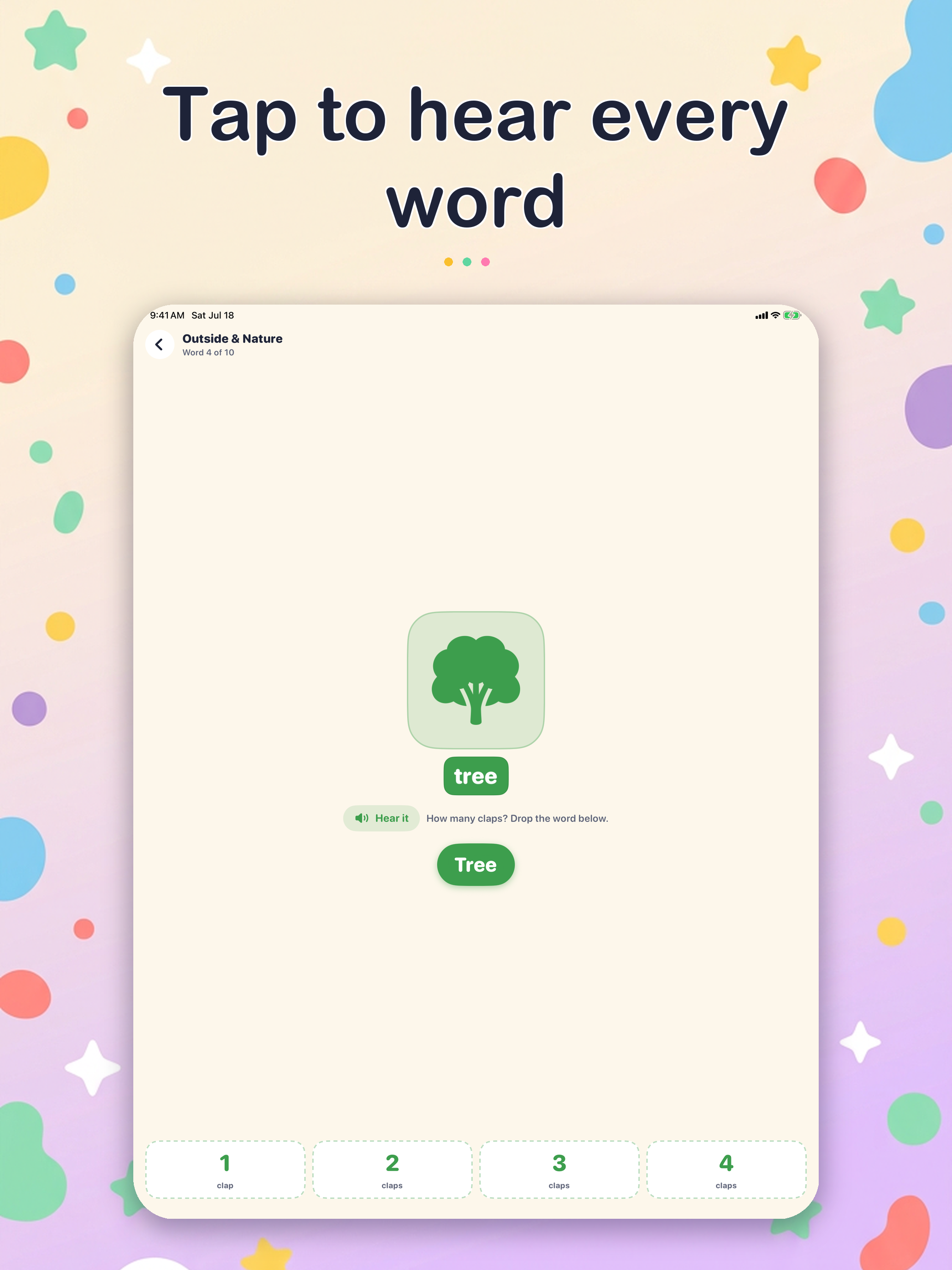 Syllables for Kids screenshot 10