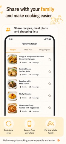 Resipito - AI Recipe Keeper iPhone screenshot