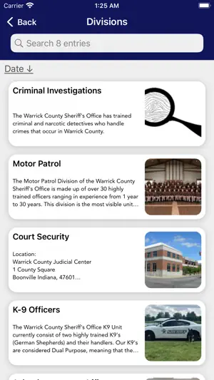 Warrick County Sheriffs Office screenshot 2