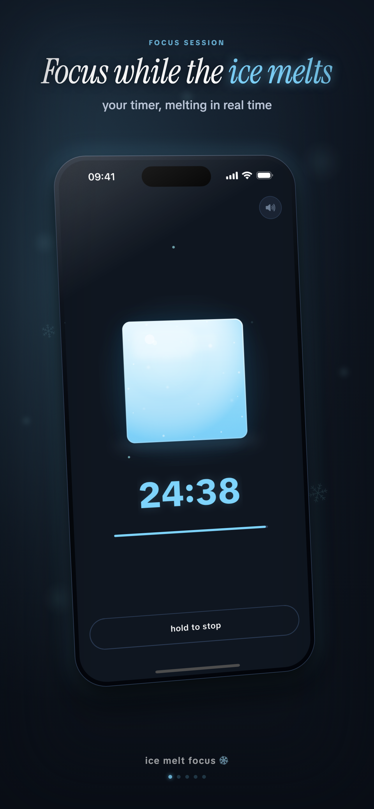Ice Melt Focus - Study Timer screenshot 3