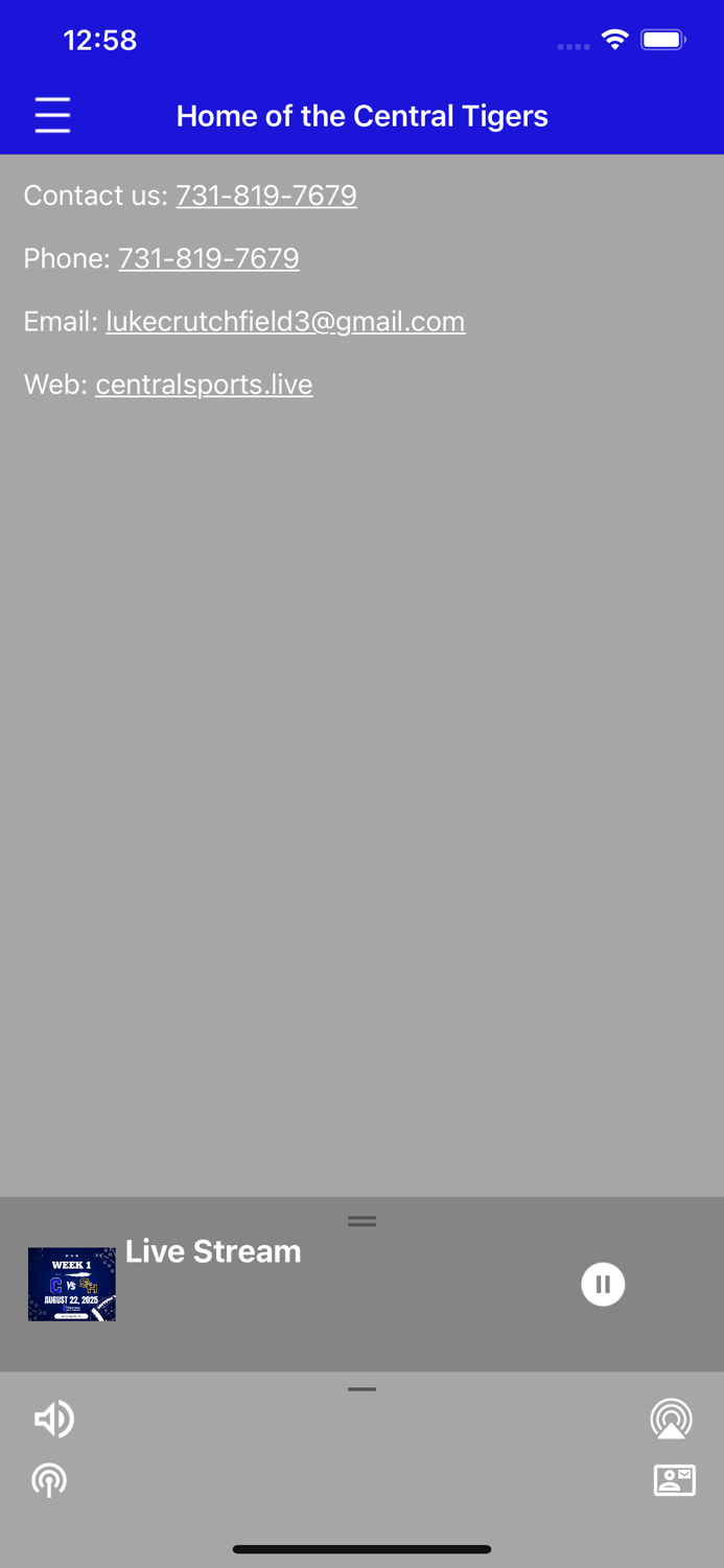 Central Sports Network