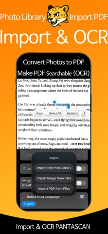 PantaScan 2: TTS Book Scanner iPhone screenshot