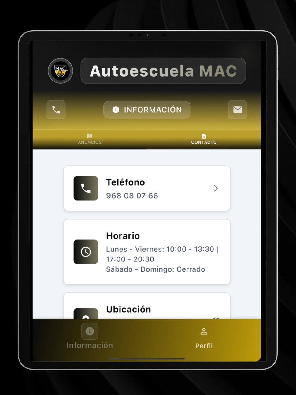 iPad screenshot