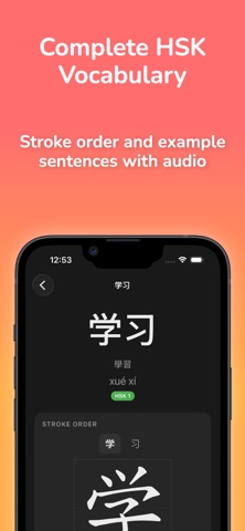 HSK Study - Chinese Sentences screenshot