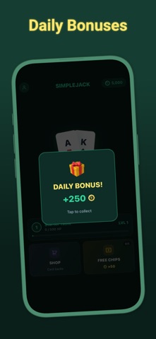 SimpleJack 21: Blackjack Game Screenshot 7 of 10