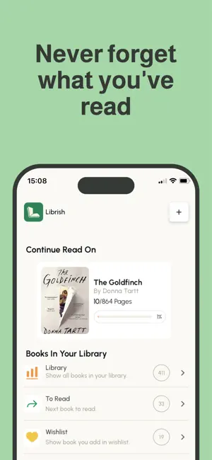 Librish: Book Tracker & TBR screenshot 2