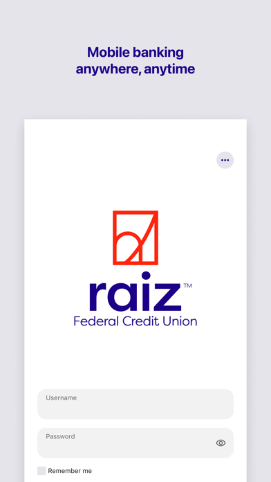Raiz - Mobile Banking Screenshot 1 of 4