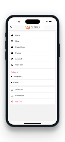 PHOENIX WHOLESALERS iPhone screenshot