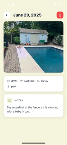 Backyard Journal Screenshot 3 of 5