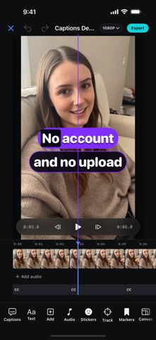 Handcut — Auto Captions Screenshot 4 of 6