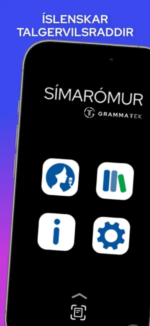 Símarómur® screenshot 1