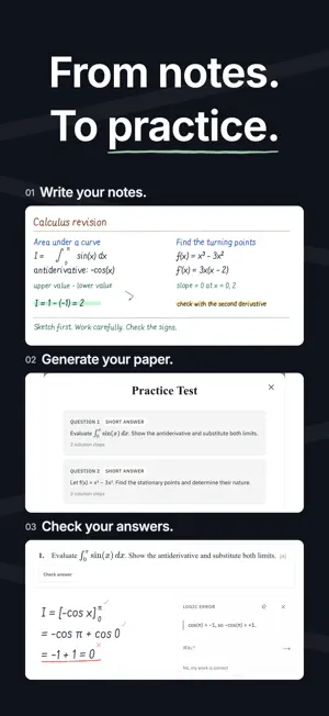 Derive: Handwritten Math Notes screenshot 4