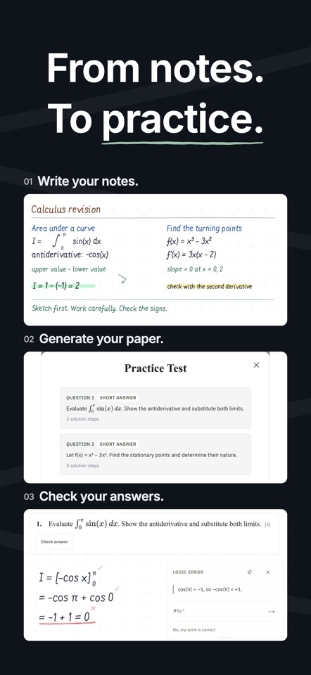 Derive: Handwritten Math Notes screenshot 4