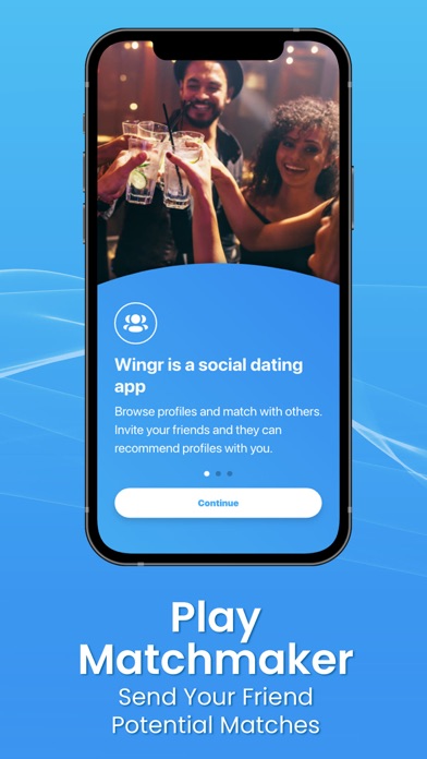 Wingr: The Social Dating App Screenshot