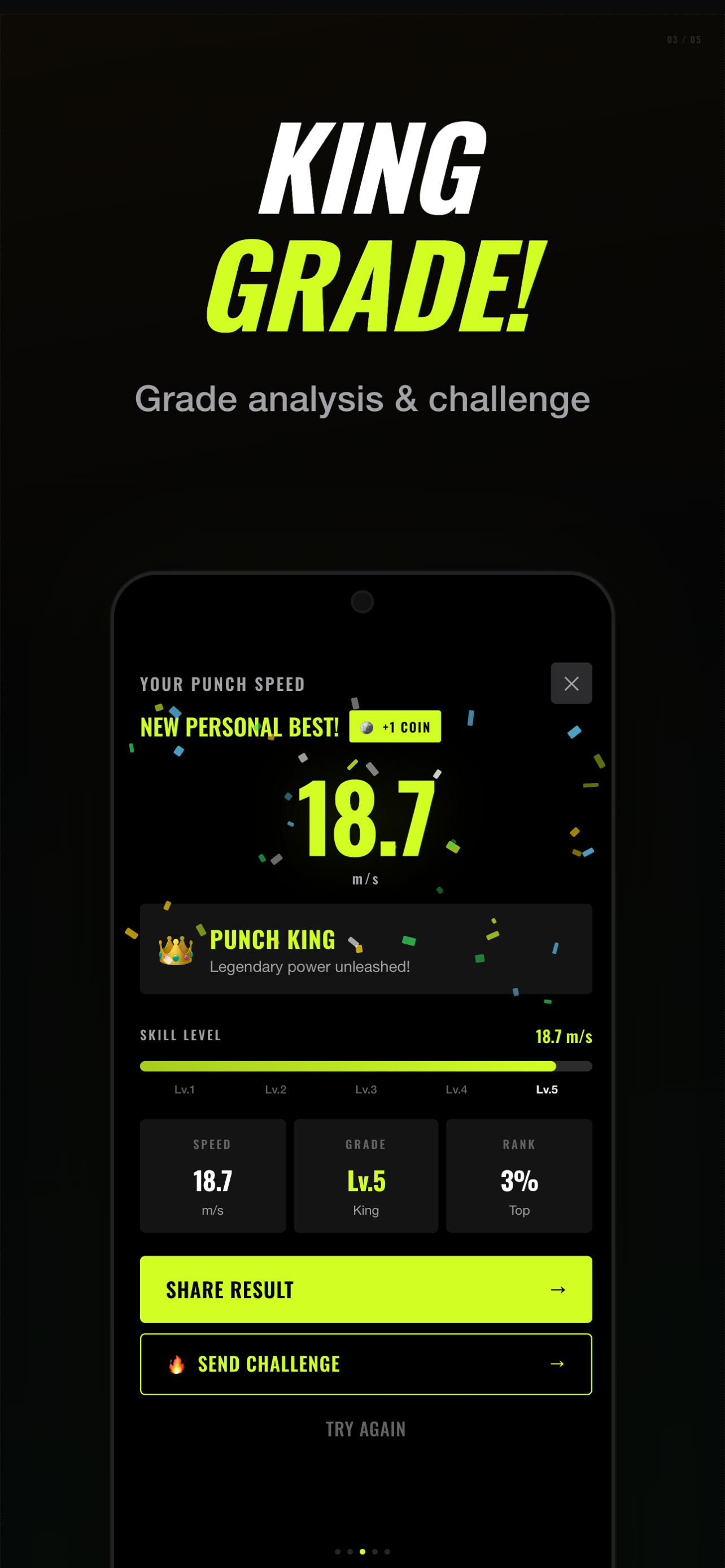 Punch Speed Test - One Punch