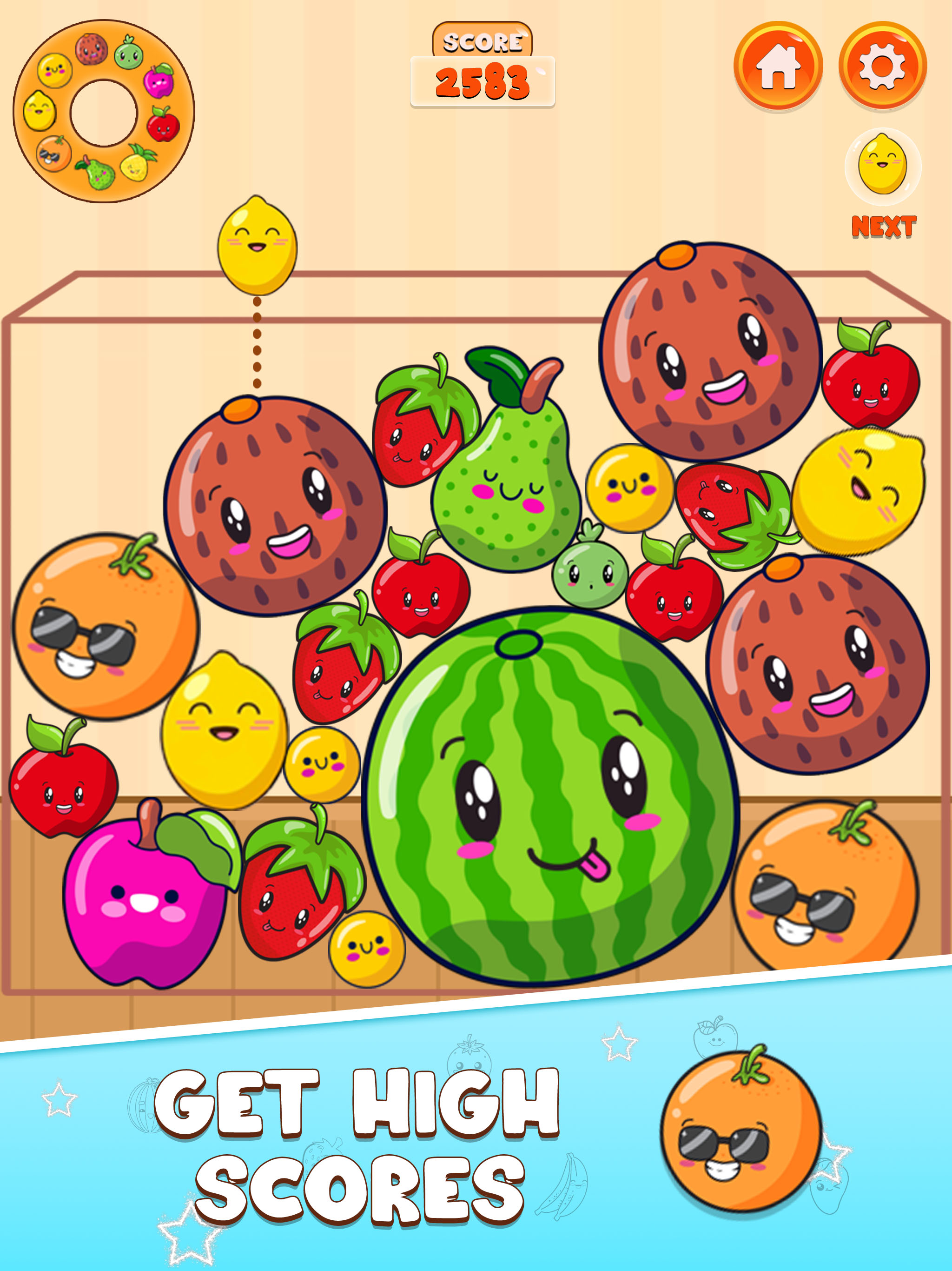 Fruits Merge Watermelon Games