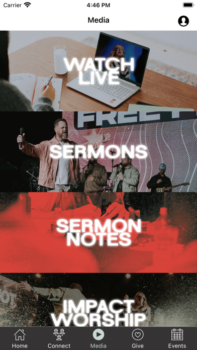 Impact Church App Screenshot