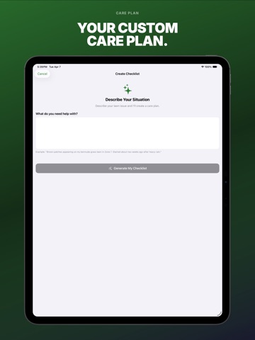 Grass Identifier AI: Lawn IQ iPad screenshot