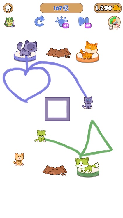 绘画拼图：拯救小猫 (Cat Puzzle)