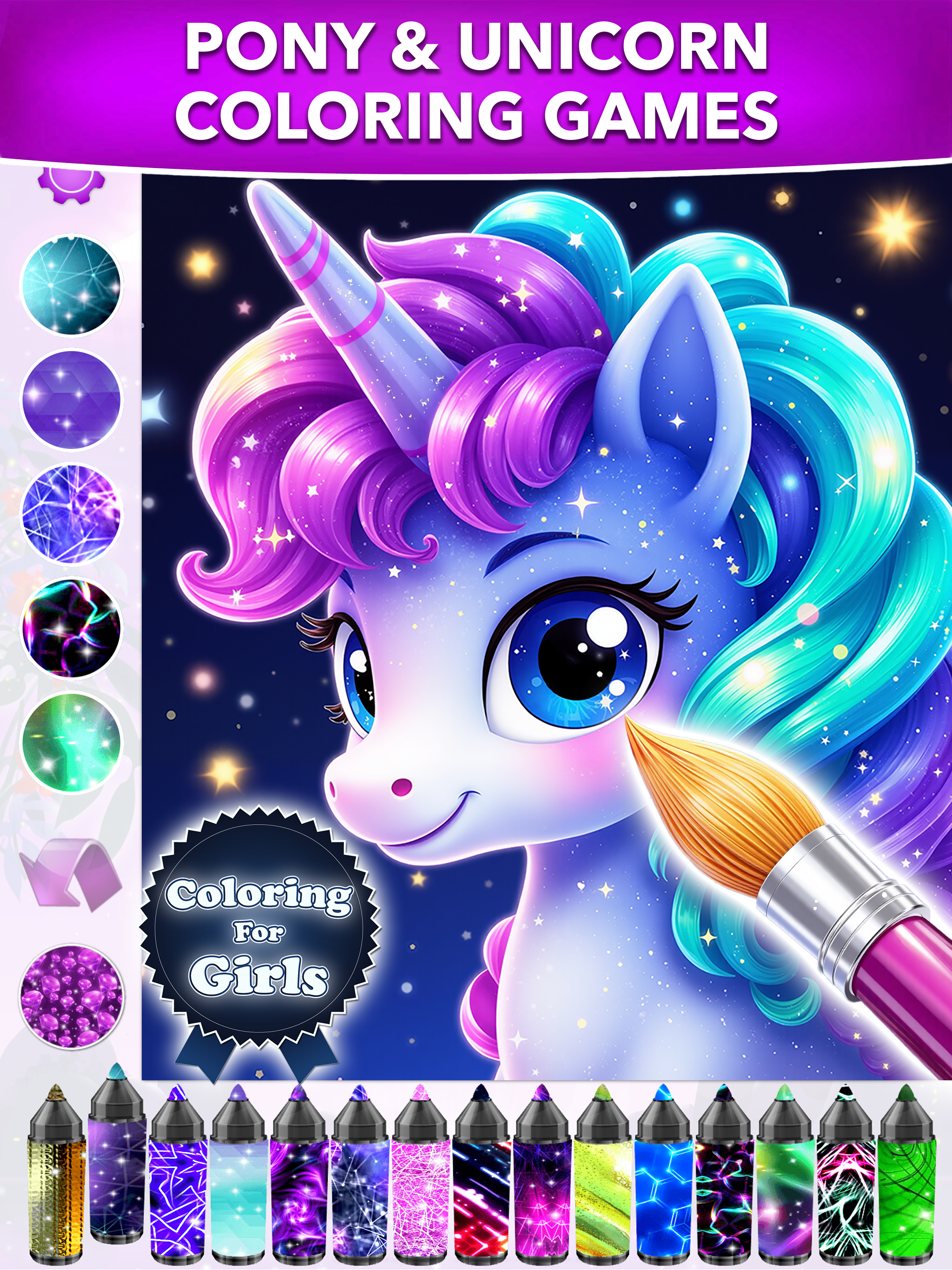 PONY Coloring Pages for Girls screenshot 8