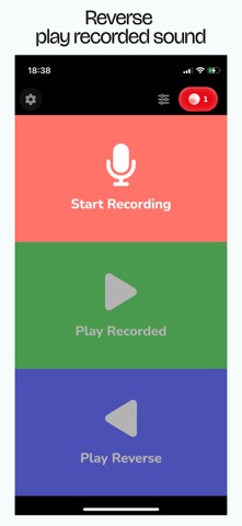 FlipVoice: Play Reverse Audio Screenshot 1 of 3
