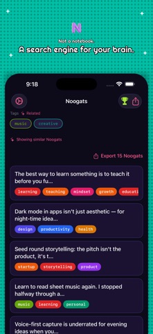 Noogat – Voice Notes screenshot
