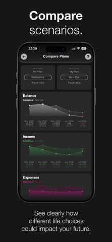 Plans.TheApp Financial Planner iPhone screenshot