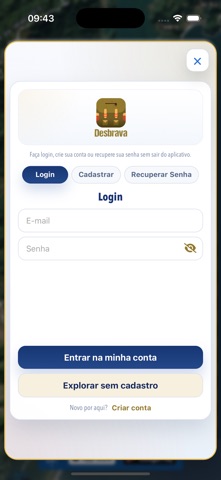 Desbrava app screenshot