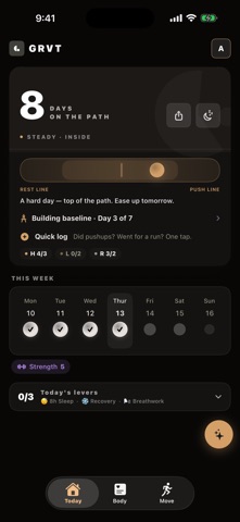GRVT Workout Screenshot 1 of 6