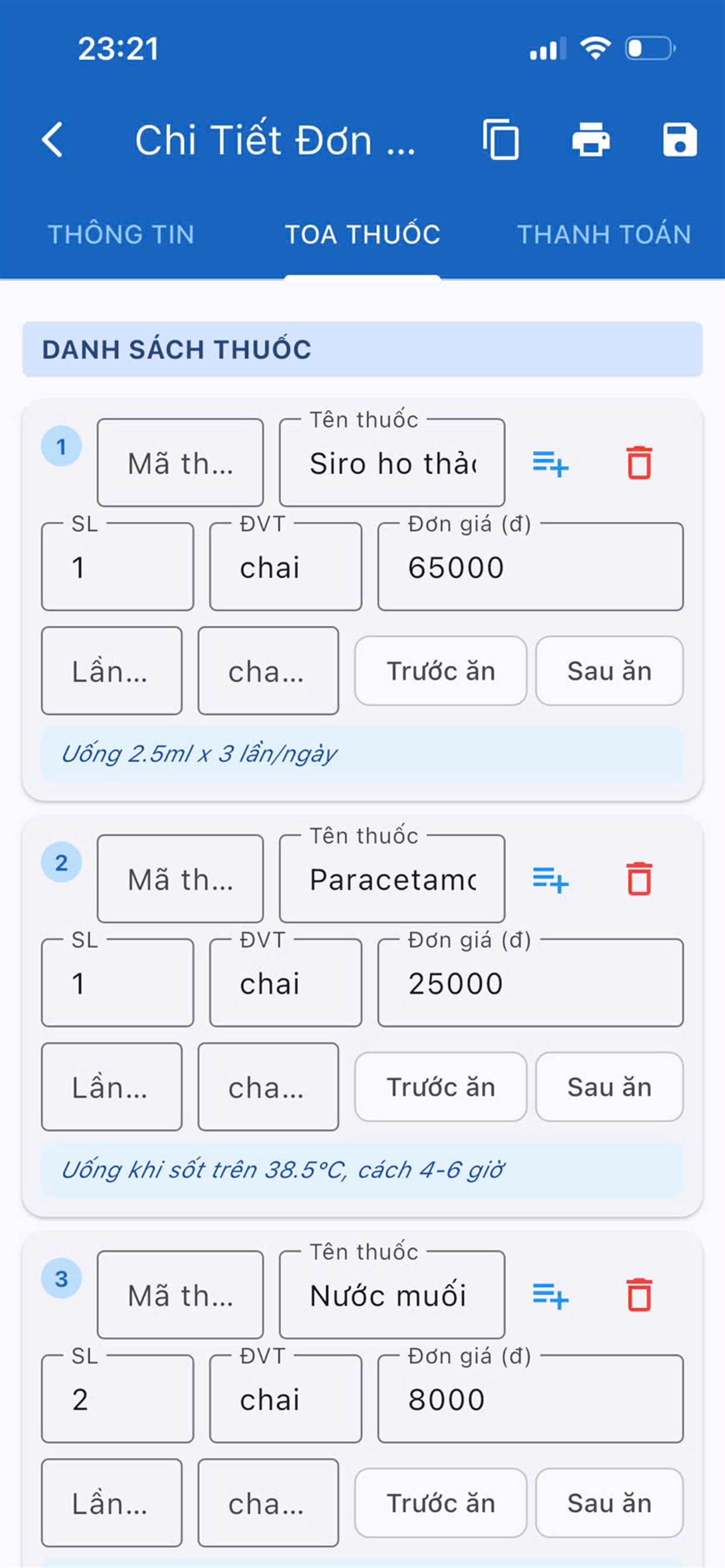 Screenshot 3 of Quản Lý Đơn Thuốc
