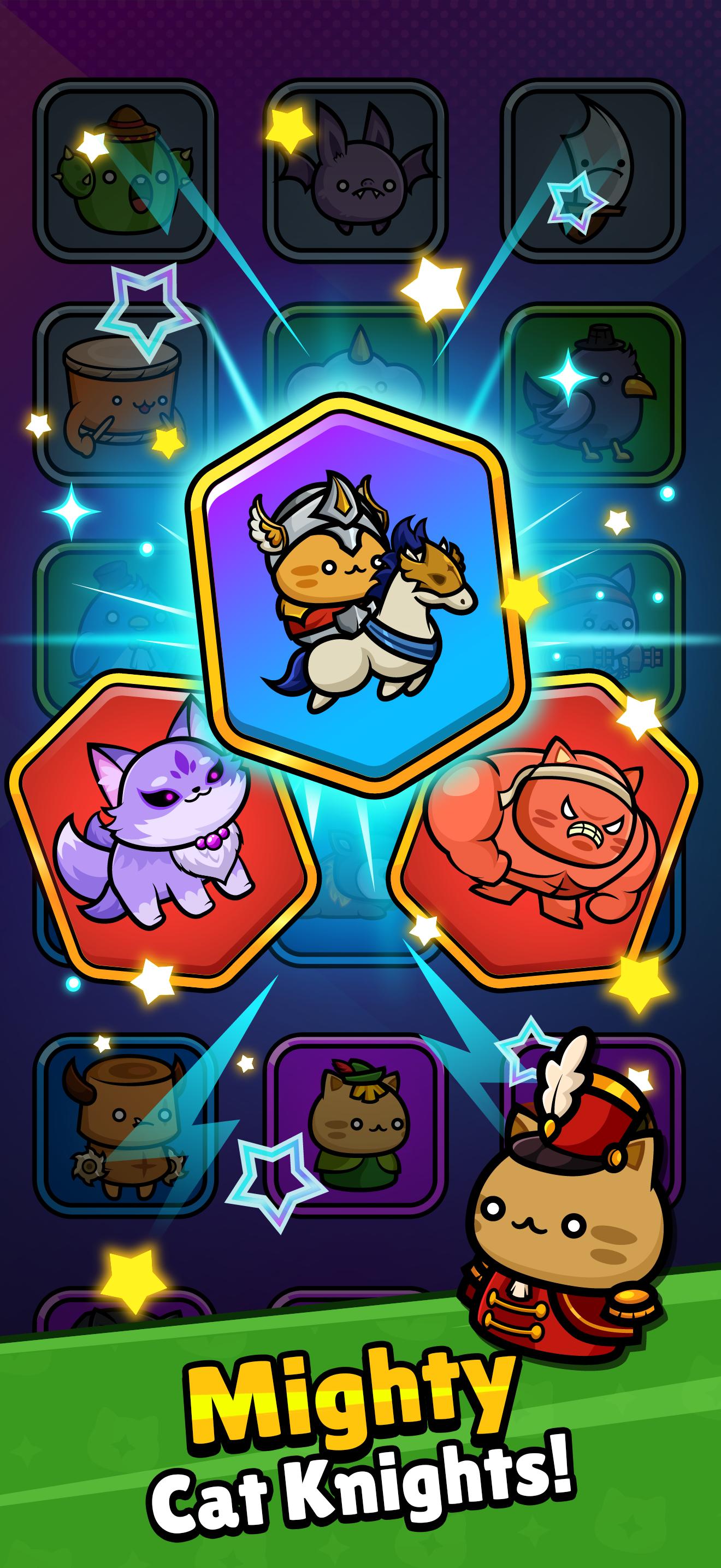 Meow Knights: Idle RPG screenshot 4