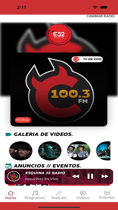 Esquina32 Radio Screenshot